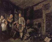 William Hogarth Property owned by prodigal oil painting
